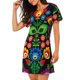 thumbnail image 2 of Fotbe Traditional Floral Polish Bata de Dormir para Mujer con Estampado, Camisón de Algodón de Manga Corta, Ropa de Dormir Casual, 2 of 6