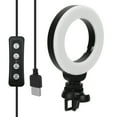 thumbnail image 1 of LED Dimmable Ring Light, USB Charging 4 Inch Plastic Ring Light  For Online Education For Teaching For Live Broadcast For Conference, 1 of 8