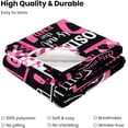 thumbnail image 5 of Yibo Breast Cancer Survivor Gifts Blanket Flannel Soft and Comfortable Anti-static Bed Sofa Blanket, 5 of 7