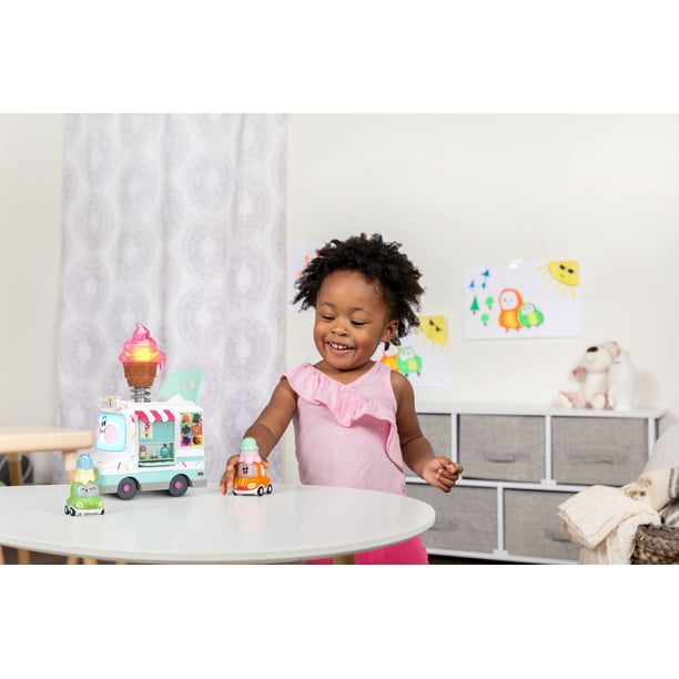 vtech ヴイテック　ミニカー　アラウンドタウン　アイスクリーム　カフェ VTech Play Vehicles for Kindergarten Imaginative Role-Play
