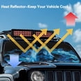 thumbnail image 4 of Yuyamidu Blue Wolf Windshield Sun Shade for Jeep Wrangler TJ JK JKU JL JLU, Cool Car Winshied Sunshade, Effectively Blocking Heat and UV Rays, 4 of 7