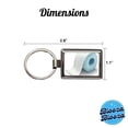 thumbnail image 3 of Toilet Paper Roll Metal Rectangle Keychain, 3 of 7