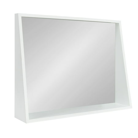 Kate And Laurel Jarden Contemporary Recessed Wall Mirror With Kate And Laurel Jarden Contemporary