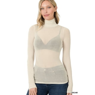 Bella Bird Women's Long Sleeve Lacey Tee - Walmart.com