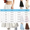 thumbnail image 6 of Casual Long Maxi Skirt for Women 2025 Summer Trendy A-Line Boho Skirts Ruffle Flowy Skirts Streetwear, 6 of 6