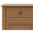 thumbnail image 4 of Connaught Armoire de Rangement d'Entrée Traditionnelle en Bois de 40 Pouces de Large, Brun Doré Pâle, 4 of 9