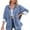 Blue coat for women, variant on Usmixi 2023 Denim Jacket for Women Womens Jean Coats Vintage Button Down Lapel Stretchy Denim Coats Long Sleeve Casual Solid Loose Jean Outerwear with Pocket Winter Denim Jacket