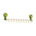 thumbnail image 1 of Estante para utensilios,Estante para utensilios de cocina con 10 ganchos para colgar,Soporte para utensilios de cocina compacto de pared,Riel para colgar toallas con ventosa,instalación, 1 of 8