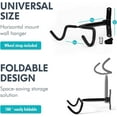 thumbnail image 4 of Bicycle Storage Wall Mount, Length Angle Adjustable Heavy Duty Steel Foldable Design, Anti-Scratch Soft Sponge Easy Install Tools Included for All Bike Types, 4 of 5