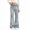 C Blue, variant on ITSAME Girls Flared Pants Elastic Waist Fashion Print Stretchy Comfy Versatile Casual Trousers Blue Size 10