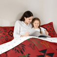 thumbnail image 4 of Erosebridal Red Aztec Twin Comforter Sets, Farmhouse Dreamcatcher Cow Skull Print Bedding Set, Reversible 2-Piece, 1 Comforter and 1 Pillowcase, 4 of 6