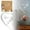 B, variant on TIELUTT Wall Stickers for Home Heart Design Acrylic Wall Art for Living Room Classroom Wall Decals Stickers for Kitchen Wall Anime Wallpaper Stick And Peel Mailbox Decorations Stickers Things for Room