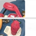 thumbnail image 3 of Niños simulación volante juguetes multifunción simulación coche conducción juguetes con música y luz juguetes de educación temprana rojo Hugo Juego de volante, 3 of 10