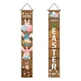 thumbnail image 4 of Floleo Clearance Easter Banner Hanging Decorations - Outdoor Indoor Front Door Flag, Durable 600D Polyester, Weatherproof, Perfect for Easter Party Supplies, Porch, Wall, Photo Background, 4 of 6