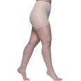 thumbnail image 2 of Berkshire Womens Queen Shimmers Control Top Pantyhose Style-4412, 2 of 2