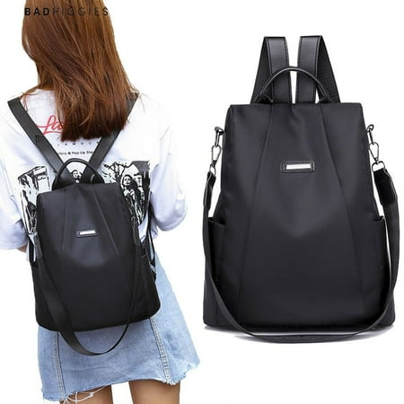 BadPiggies Women Backpack Purse Waterproof Oxford Anti-Theft Rucksack Lightweight Shoulder Bag