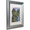 thumbnail image 2 of Trademark Fine Art 'Yorkie Luv' Canvas Art by Dean Russo, White Matte, Silver Frame, 2 of 4