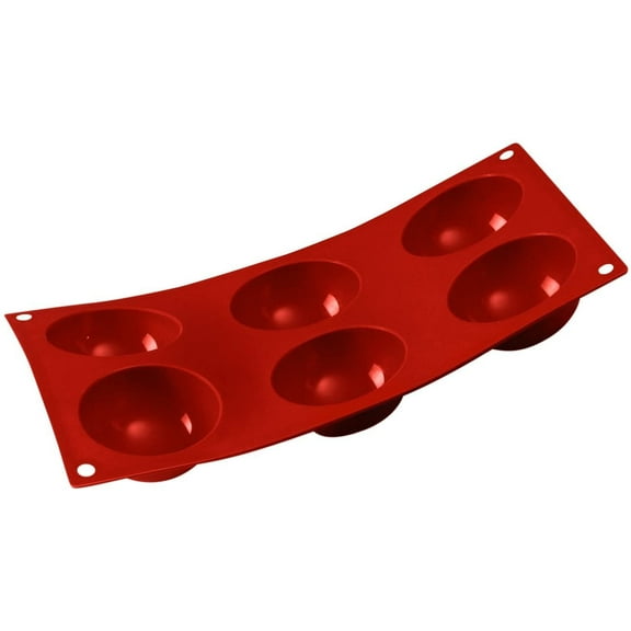 Silikomart Mould Half-Sphere, Orange, 70mm