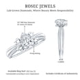 thumbnail image 5 of Certified Pear Lab Grown Diamond Engagement Ring, 0.6 Carat - EF-VS Quality - With Jewelry Box, 14K White Gold, US 4.00, 5 of 8