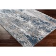 thumbnail image 3 of Allegro Navy/Grey 5' x 8' Modern Rectangle Area Rug, 3 of 3