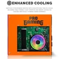 thumbnail image 6 of Restored HP G4 Gaming Desktop Computer PC Phoenix Intel i5,16GB RAM,256GB SSD OS + 2x500GB HDD,27 Inch Curve Monitor,GT 730 Graphics,RGB KBM with AI Copilot,WiFi,RGB Headphone,Windows 11, 6 of 9