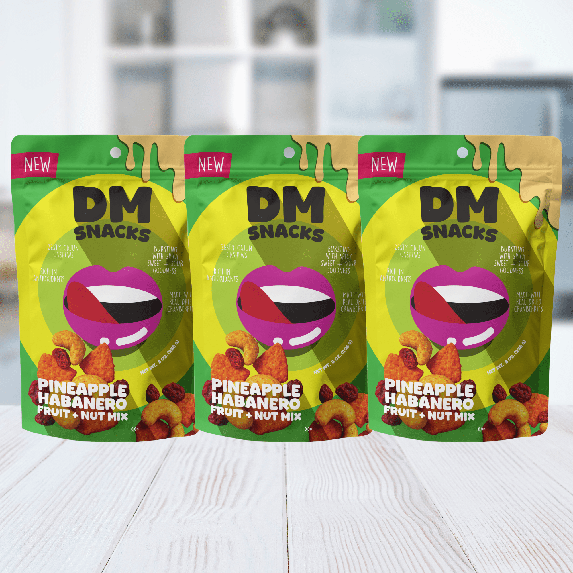 DM Snacks Cranberry Habanero Fruit & Nut Mix Sweet Heat Father's Day Gift for Dad
