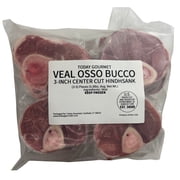 Today Gourmet Veal Osso Bucco 3-Inch Center Cut Hindshank - 3-5 Pieces (5lbs. Avg. Net Wt.)