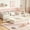 White, variant on Bellemave Full Montessori Floor Bed with High Rails & Door and Slats, Wooden Easy Assemble Full Size Beds Frame with Guardrails, No Box Spring Needed,Gray