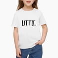 thumbnail image 2 of Sibling Matching Family T Shirts Big Middle Little Letter Graphic Crew Neck Short Sleeve Casual Top, 2 of 7