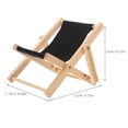 thumbnail image 2 of UPOUART Micro Landscape Layout Miniature Lounge Chair Black 1Pack, 2 of 7