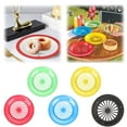 thumbnail image 6 of 10 Inch Paper Plate Holders Reusable Round Paper Plate Holder Set with Snap-In Grooves for Dinner Dishwasher Safe Yellow, 6 of 6