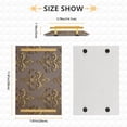 thumbnail image 3 of Bath Accessories Sets Single Print Decorative Tray With Handle For Home Bathroom Bedroom Fleur-de-lis Motifs, 3 of 7
