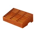 thumbnail image 3 of Luzkey Mobile Phone Storage Box, Desk Organizer with 24 Compartments, Rectangular, Made of [material], Multifunctional, Mobile Phone Management for Classroom Brown, 3 of 8