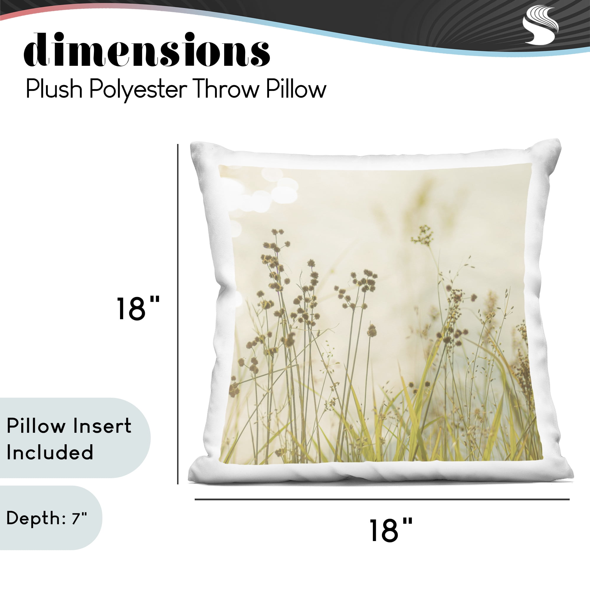 Stupell Industries Country Afternoon Walk Decorative Printed Throw Pillow, design by Erin Marie