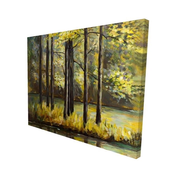 Begin Home Decor 2080-1620-LA28 16 x 20 in. Trees in the Middle of the Lake-Print on Canvas