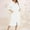 White, variant on IUYRTFE Women Winter Warm Nightgown Cozy Fleece Homewear Soft Sleepwear Long Pajama Dress Home Relaxation Comfortable Nightdress with Pockets