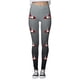 thumbnail image 4 of MKLEKYY Leggings para mujer, leggings de entrenamiento, leggings con estampado navideño, pantalones de bloques de color, leggings suaves y elásticos. 4860, 4 of 4