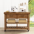 thumbnail image 4 of Organizador de baño Forbena Countertop de 2 niveles blanco/dorado, 4 of 7