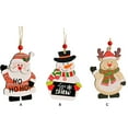 thumbnail image 3 of Cateissary Colgante de Navidad para decoración del hogar, múltiples patrones, suministros de vacaciones, mano de obra fina, accesorios para Kits de decoración para fiestas Ciervo, 3 of 6