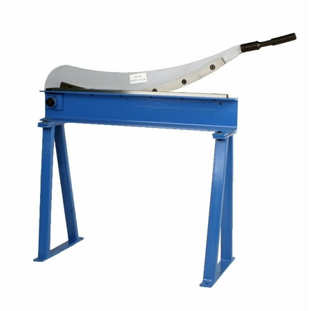 

Erie Tools Guillotine Shear 32 x 16 Gauge Sheet Metal Plate Cutter with Stand