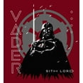 thumbnail image 2 of Junior's Star Wars: Obi-Wan Kenobi Darth Vader Sith Lord Racerback Tank Top Scarlet X Small, 2 of 4