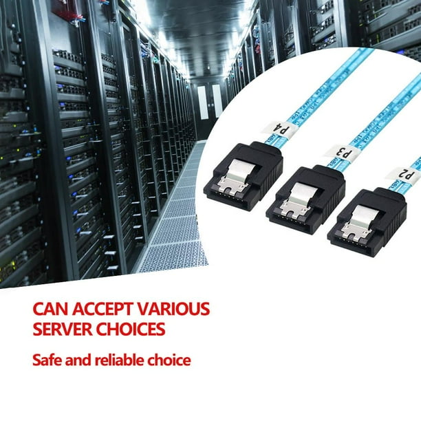 7P SATA 3.0 Mini SAS Cable 6Gbps 4 SATA a 4 SATA Cable de datos para SSD (0,5 m)