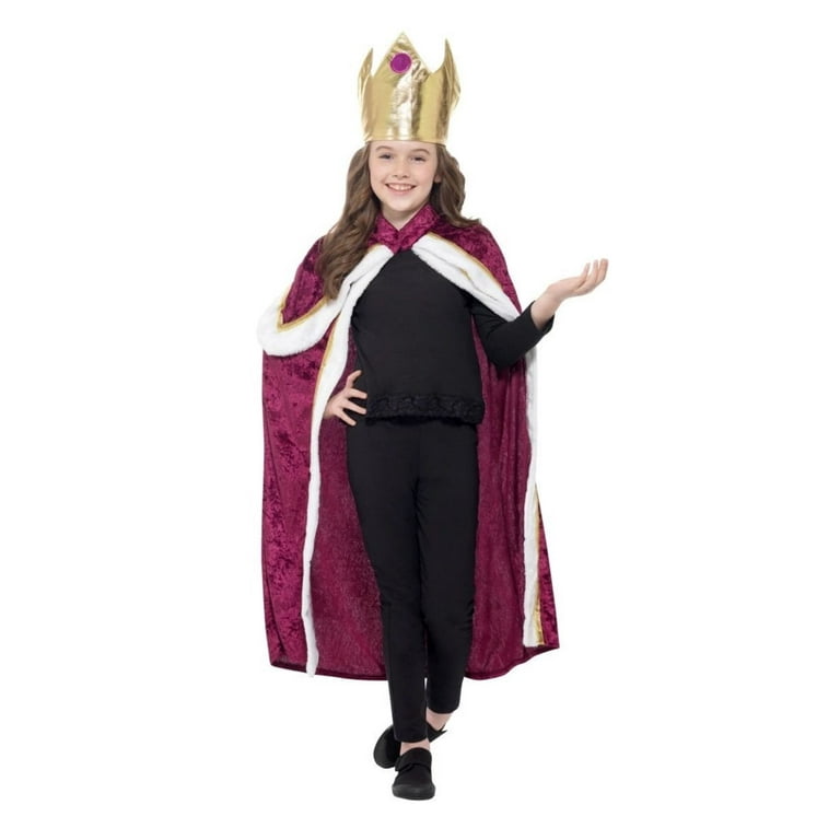 Kiddy King Costume Kids Purple White Kiddy King Costume Kids Purple White