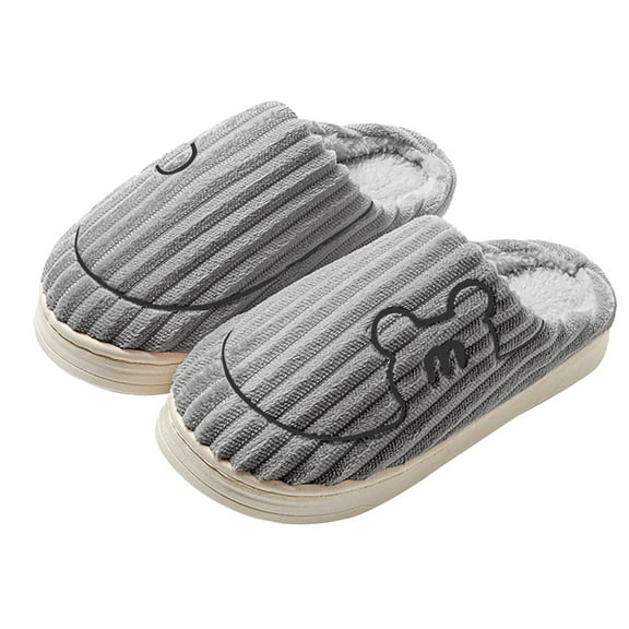 Ruyang Winter Slippers for Women Men, Soft Plush Fuzzy Winter Holiday Slippers, Retro Cozy House Slippers, Slippers for Women 2024