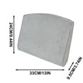 thumbnail image 3 of Lumbar Support Pillow Ergonomic Memory Foam Lumbar Pillow for Lower Back Pain Relief, Back Cushion for Driving Chair Support for Car Office & Gaming Chairs for Home Daily Comfort, 3 of 5