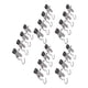 thumbnail image 1 of Naiovety 20 ganchos multifuncionales para colgar ropa, resistentes y duraderos, para diversos usos, compactos y portátiles Almacenamiento y organización del hogar negro, 1 of 6