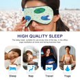 thumbnail image 6 of IAUYY Sleep Mask, Super Soft Eye Masks with Adjustable Strap, Lightweight Comfortable Blindfold,Perfect Blocks Light for Men Women Blue and Green, 6 of 7