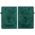 thumbnail image 2 of Dteck Case for Kindle Fire 7 (12th Generation, 2022 release), Embossed Butterfly PU Leather Card Holder Folio Cover with Stylus Loop, Multiple Viewing Angles Stand Protective Shell,Green, 2 of 7