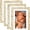 Natural, variant on KEGKUO 6x8 Picture Frame Set of 5, Display Pictures 4x6 with Mat or 6x8 Without, Multi Photo Frames Collage for Wall or Tabletop Display, Brown