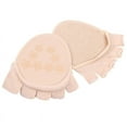 thumbnail image 2 of Women's Toe Toppers Socks Toe Separating Socks Half Palm Socks, 2 of 2